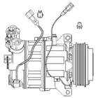 Delphi Diesel Airco compressor CS20482 Delphi Diesel Airco compressor CS20482