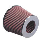 Mijnautoonderdelen OpenAir Filter 76mm neck Polished DK A160 Mijnautoonderdelen OpenAir Filter 76mm neck Polished DK A160