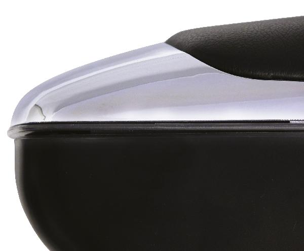Carpoint Armsteun chroom/zwart 25008 Carpoint Armsteun chroom/zwart 25008