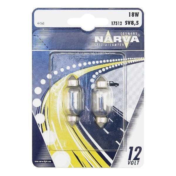 Narva Narva 17512 15,5x41 SV8,5 18W 12V 2st bl. 44263 Narva Narva 17512 15,5x41 SV8,5 18W 12V 2st bl. 44263