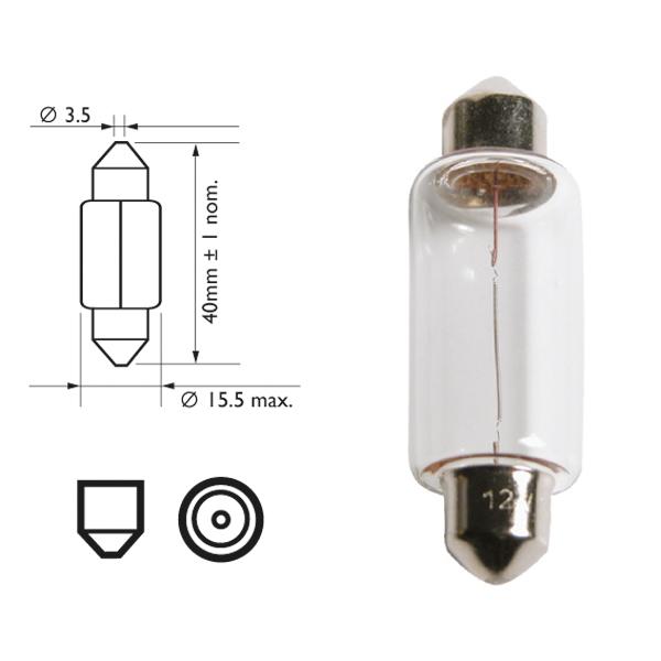 Narva Narva 17512 15,5x41 SV8,5 18W 12V 2st bl. 44263 Narva Narva 17512 15,5x41 SV8,5 18W 12V 2st bl. 44263