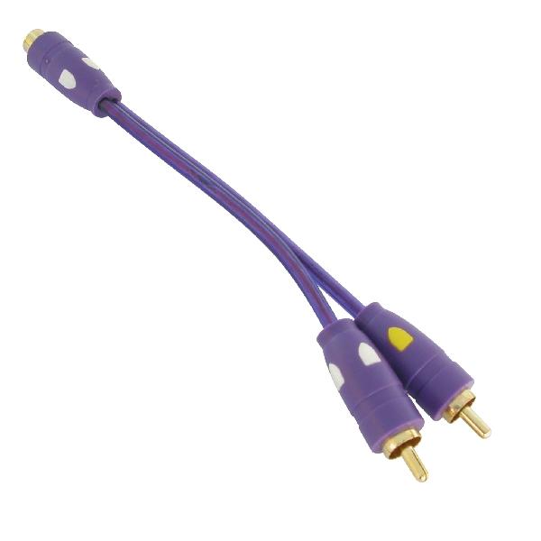 Carpoint Verloopkabel tulp 1x male->2x fem. 10566 Carpoint Verloopkabel tulp 1x male->2x fem. 10566