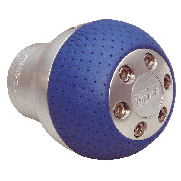Carpoint Pookknop aluminium/blauw rond 12785 Carpoint Pookknop aluminium/blauw rond 12785