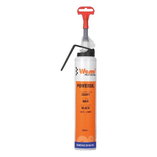 Womi Womi Powersil Zwart 200ml 33004 Womi Womi Powersil Zwart 200ml 33004