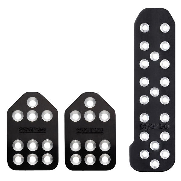 Sparco PedalSet Piuma zwart/alu (Long vers SP 37879AFN Sparco PedalSet Piuma zwart/alu (Long vers SP 37879AFN
