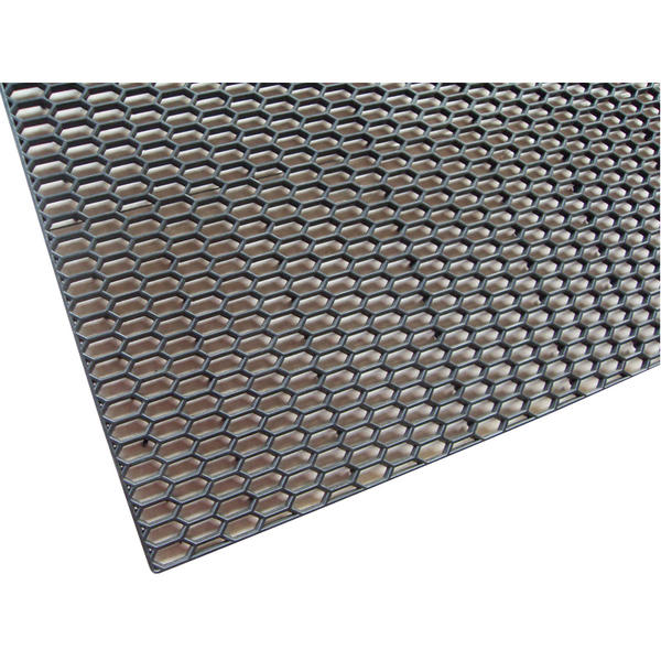 Mijnautoonderdelen RaceMesh Black ABS 120x30cm HEX Fin TG 2530 Mijnautoonderdelen RaceMesh Black ABS 120x30cm HEX Fin TG 2530